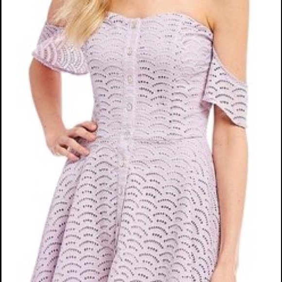 Dresses & Skirts - Lavender Off Shoulder Dress
